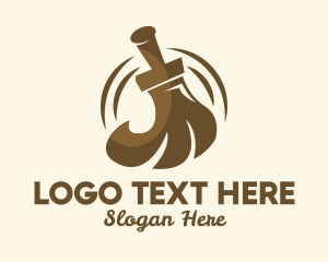 Home - Brown Broom Sweeper logo design