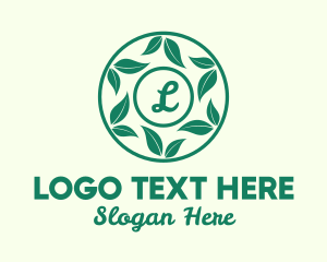 Eco - Environmental Leaf Gardening logo design