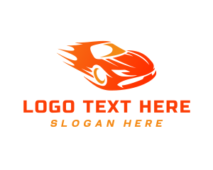 Car Game - Sports Car Racing logo design