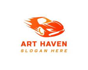 Sports Car Racing logo design