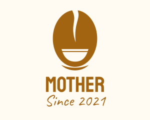Caffeine - Minimalist Coffee Bar logo design