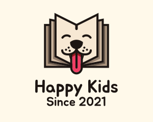 Happy Puppy Storybook logo design