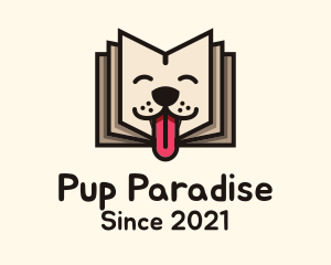 Happy Puppy Storybook logo design