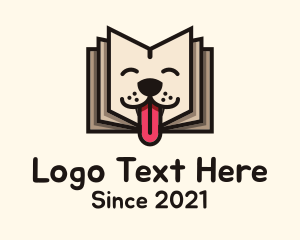 Bookshop - Happy Puppy Storybook logo design