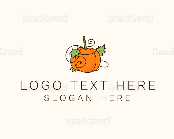 Vegetable Pumpkin Farm Logo