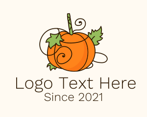 Vegetarian - Vegetable Pumpkin Farm logo design