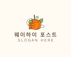 Vegetable Pumpkin Farm logo design