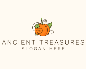 Vegetable Pumpkin Farm logo design