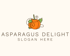 Vegetable Pumpkin Farm logo design