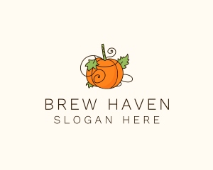 Vegetable Pumpkin Farm logo design