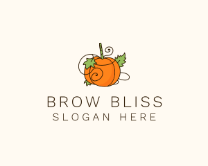 Vegetable Pumpkin Farm logo design