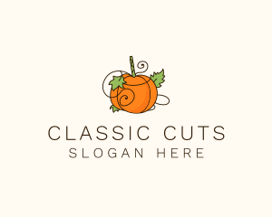 Vegetable Pumpkin Farm logo design