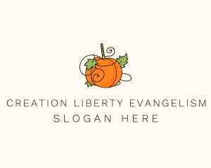 Vegetable Pumpkin Farm logo design