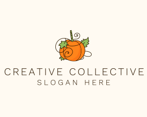 Vegetable Pumpkin Farm logo design