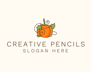 Vegetable Pumpkin Farm logo design