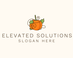 Vegetable Pumpkin Farm logo design