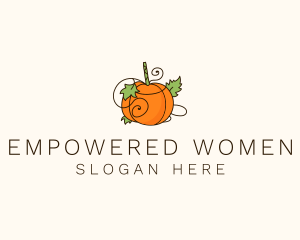 Vegetable Pumpkin Farm logo design