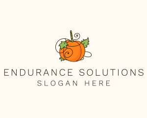 Vegetable Pumpkin Farm logo design