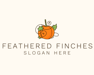 Vegetable Pumpkin Farm logo design