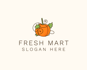 Supermarket - Vegetable Pumpkin Farm logo design