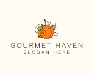 Vegetable Pumpkin Farm logo design