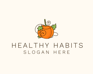 Vegetable Pumpkin Farm logo design