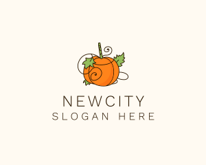 Vegetable Pumpkin Farm logo design