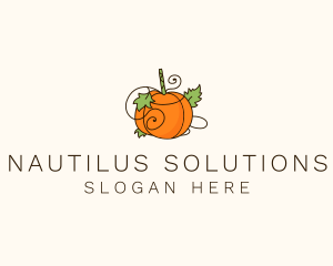 Vegetable Pumpkin Farm logo design