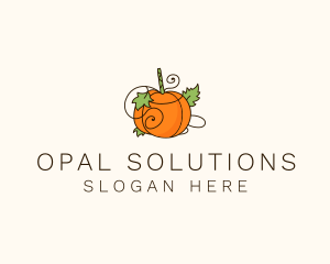 Vegetable Pumpkin Farm logo design