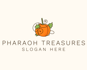 Vegetable Pumpkin Farm logo design