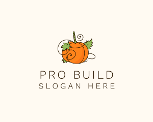 Vegetable Pumpkin Farm logo design