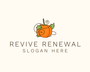 Vegetable Pumpkin Farm logo design