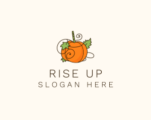 Vegetable Pumpkin Farm logo design