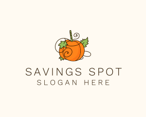 Vegetable Pumpkin Farm logo design