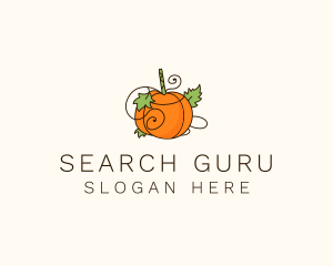 Vegetable Pumpkin Farm logo design