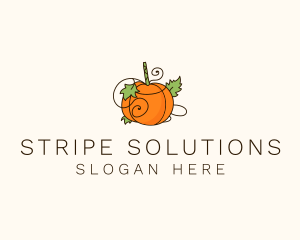 Vegetable Pumpkin Farm logo design