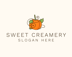 Vegetable Pumpkin Farm logo design