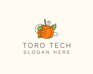 Vegetable Pumpkin Farm logo design