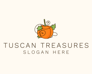 Vegetable Pumpkin Farm logo design