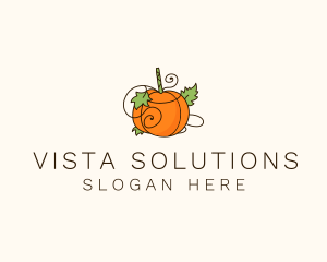 Vegetable Pumpkin Farm logo design