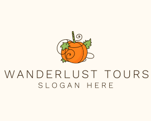 Vegetable Pumpkin Farm logo design