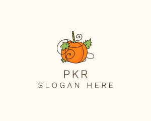 Vegetable Pumpkin Farm logo design