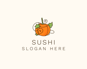 Vegetable Pumpkin Farm logo design