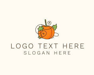 Vegetable Pumpkin Farm Logo