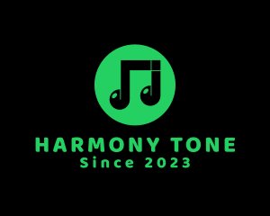 Tone - Music App Note Record logo design