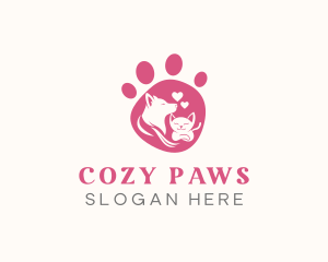 Dog Cat Pet logo design