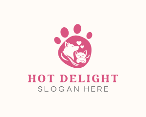 Dog Cat Pet logo design