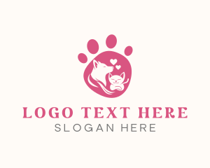 Neuter - Dog Cat Pet logo design