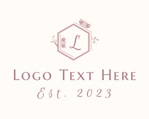 Lifestyle Blogger - Flower Wedding Decoration logo design