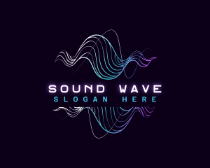 Audio Music Sound Wave logo design